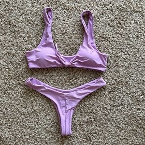 Lilac Bow Bikini